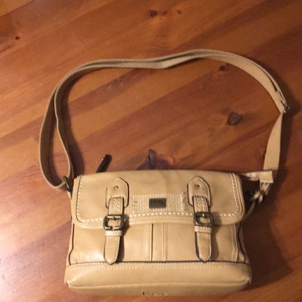 BOC Tan Purse with Adjustable Strap